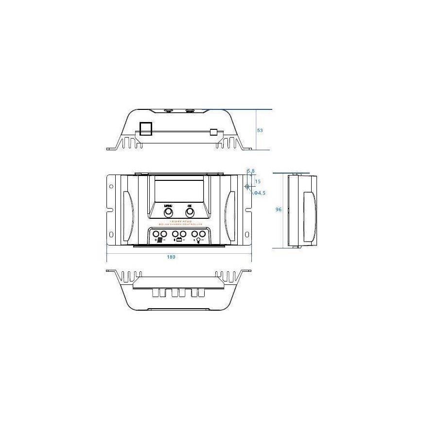 Regolatore solare MPPT MT1550EU 12V/15A