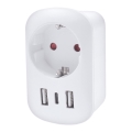 Reiseadapter für die USA 230V 2x USB-A + 1x USB-C