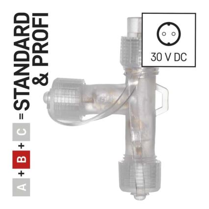 Répartiteur extérieur pour connecter des guirlandes IP44