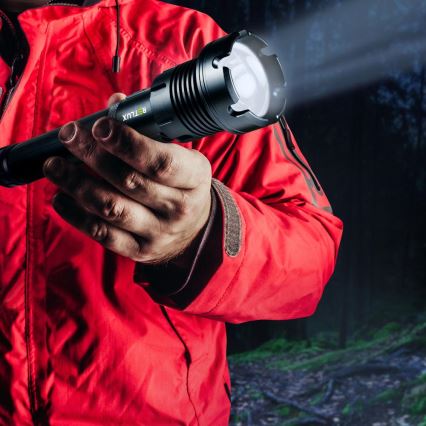 Aufladbare LED-Aluminium-Taschenlampe mit Powerbank-Funktion LED/4400 mAh 2200 lm IP44