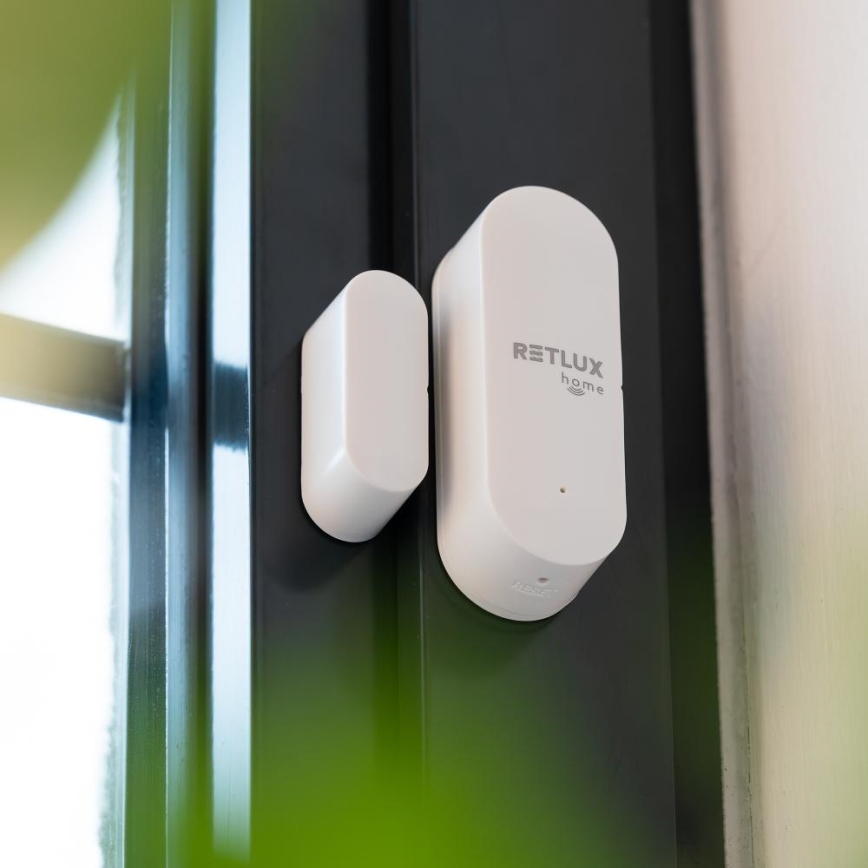Détecteur d'ouverture intelligent pour fenêtres et portes — 2x piles AAA