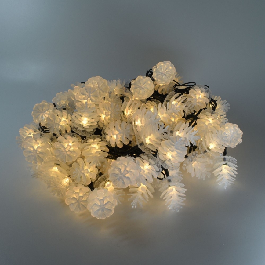 Catena di natale da esterno LED 80xLED/25m IP44 bianco caldo