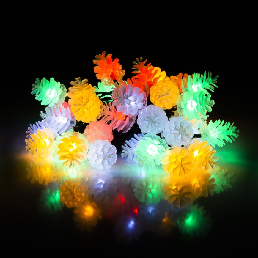Catena di natale LED da esterno 80xLED/25m IP44 multicolore