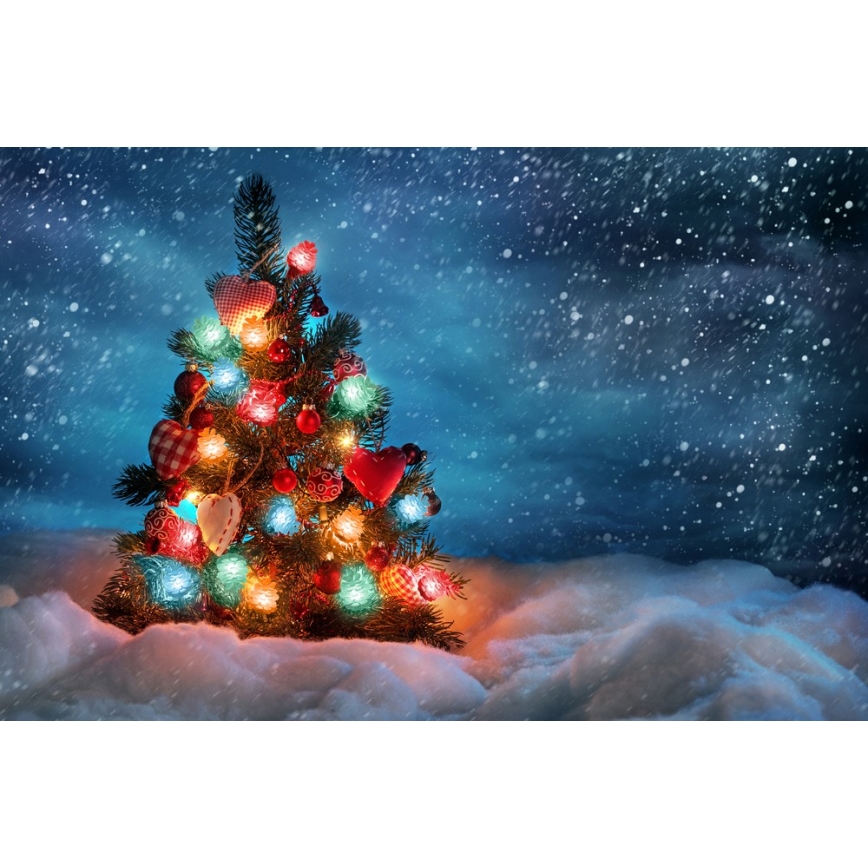 Catena di natale LED da esterno 80xLED/25m IP44 multicolore