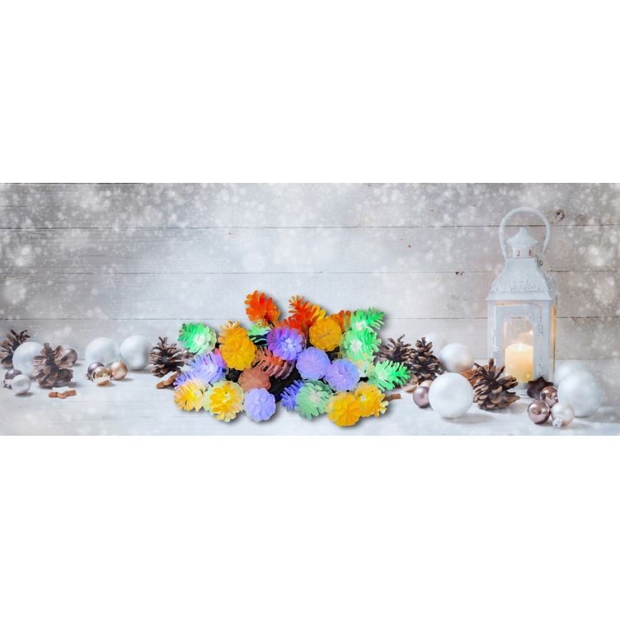 Catena di natale LED da esterno 80xLED/25m IP44 multicolore