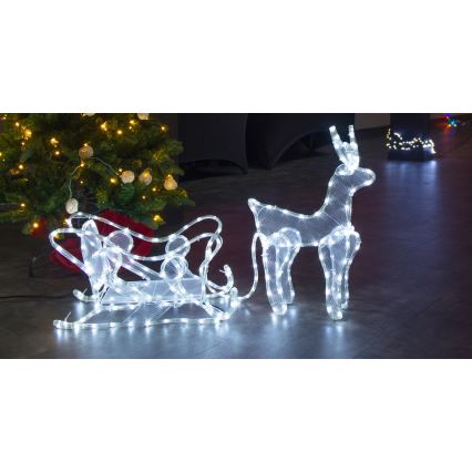 Décoration de noël d'extérieur LED/12W/230V IP44 renne