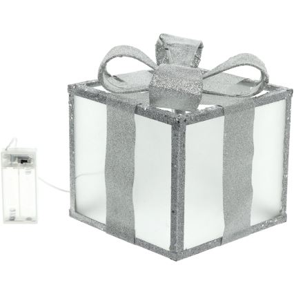 Décoration de noël LED/2xAA 20 cm cadeau