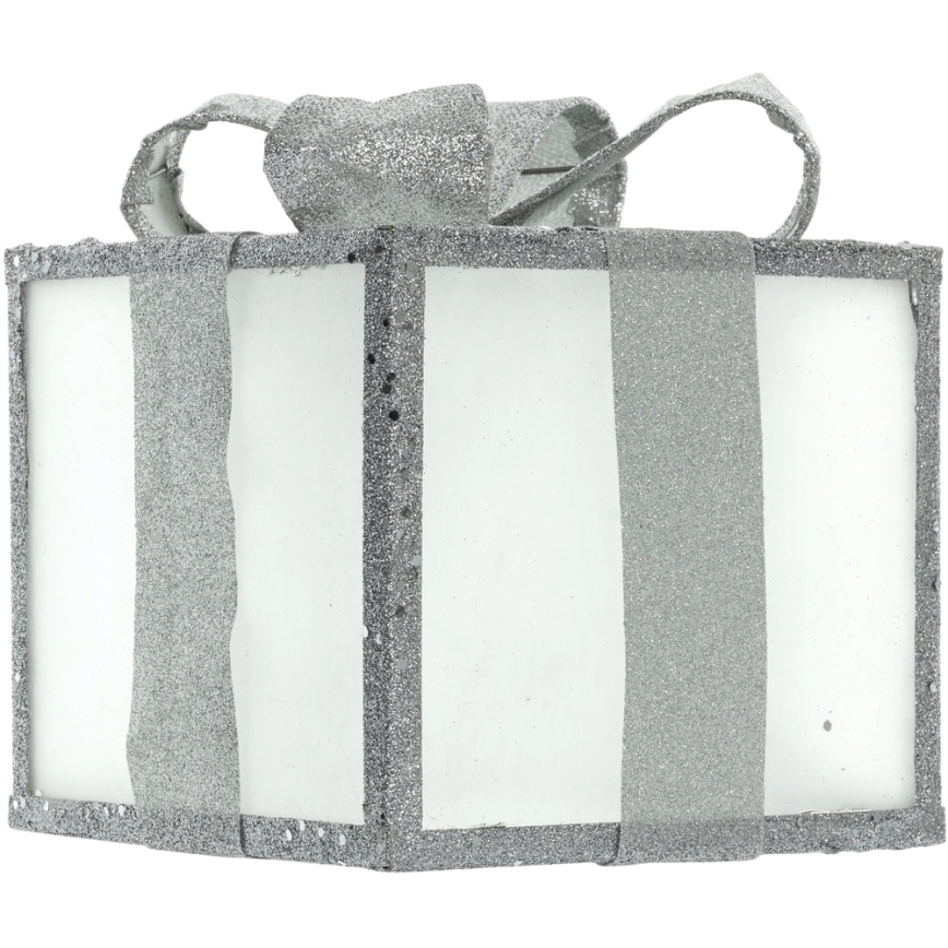 Décoration de noël LED/2xAA 20 cm cadeau