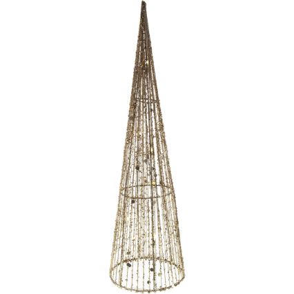 Décoration de noël LED/2xAA 50 cm cône