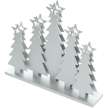 Décorations de Noël LED/2xAAA arbres