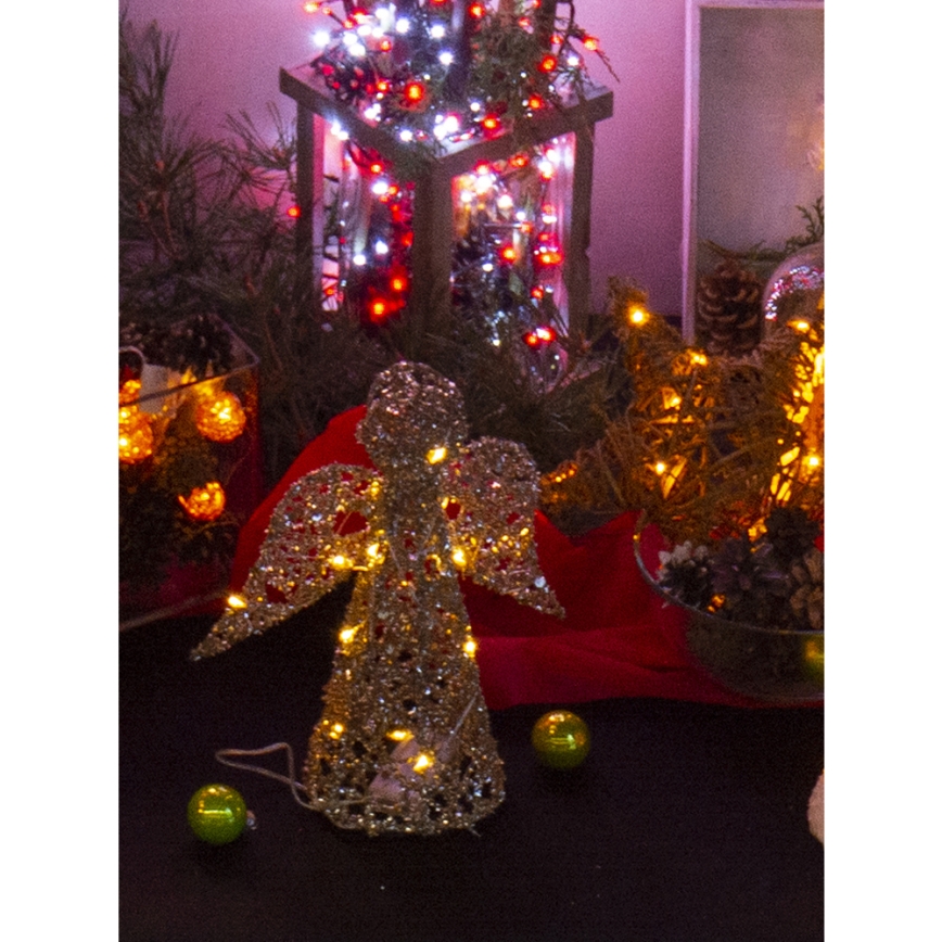 Decorazione natalizia LED LED/2x angelo AA