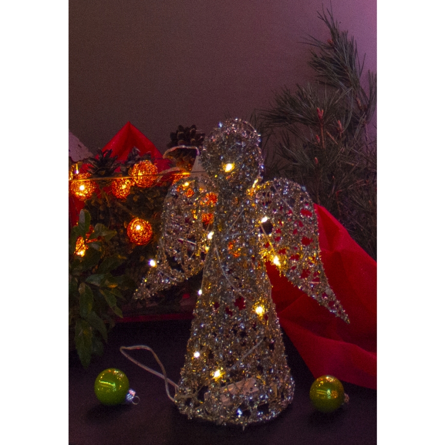 Decorazione natalizia LED LED/2x angelo AA