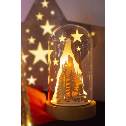 Decorazione natalizia LED LED/2xAA bianco caldo