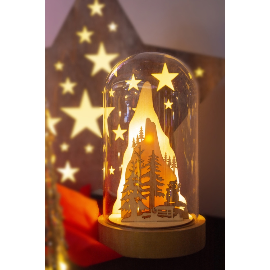 Decorazione natalizia LED LED/2xAA bianco caldo