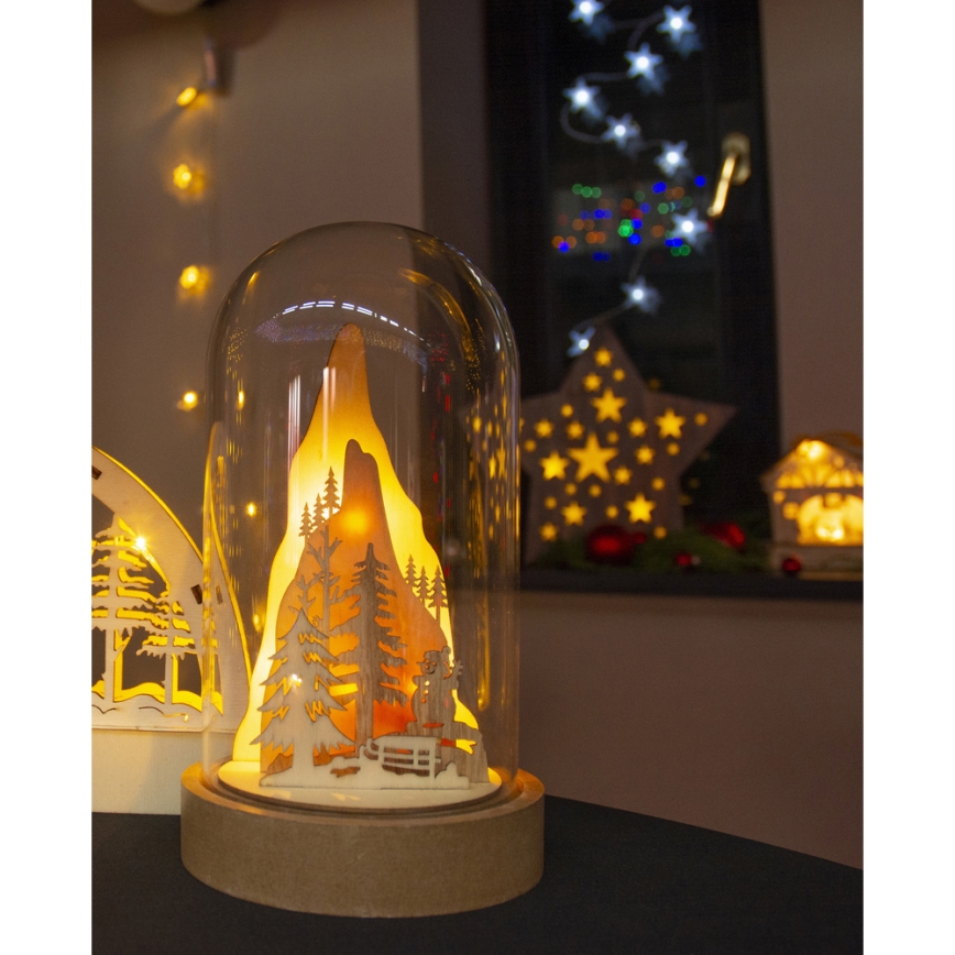 Decorazione natalizia LED LED/2xAA bianco caldo