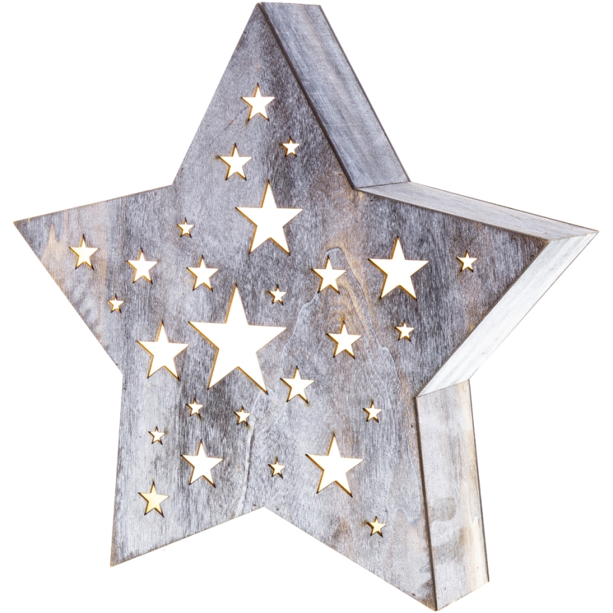 Decorazione natalizia LED LED/2xAAA stella