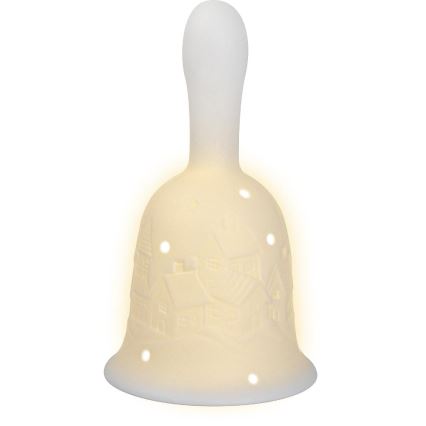 Decorazione natalizia LED LED/3xLR44/bianco caldo campana
