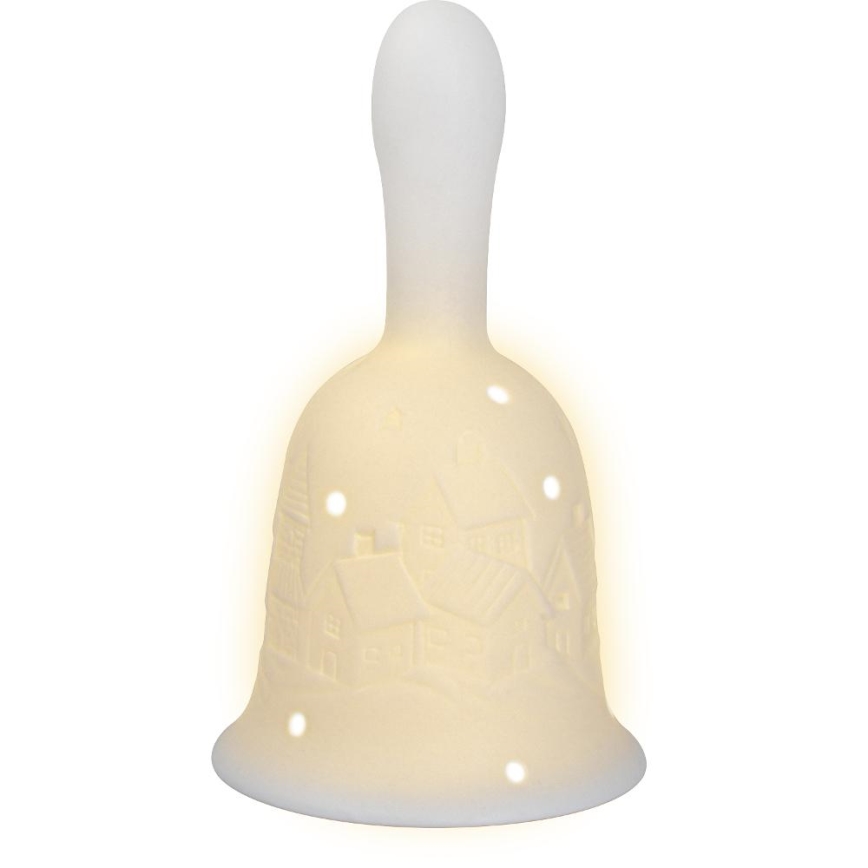Decorazione natalizia LED LED/3xLR44/bianco caldo campana