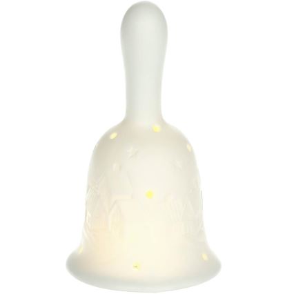 Decorazione natalizia LED LED/3xLR44/bianco caldo campana