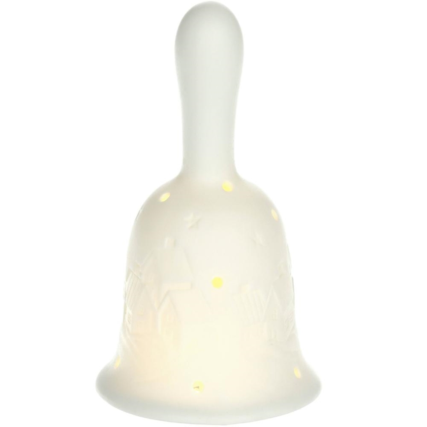 Decorazione natalizia LED LED/3xLR44/bianco caldo campana