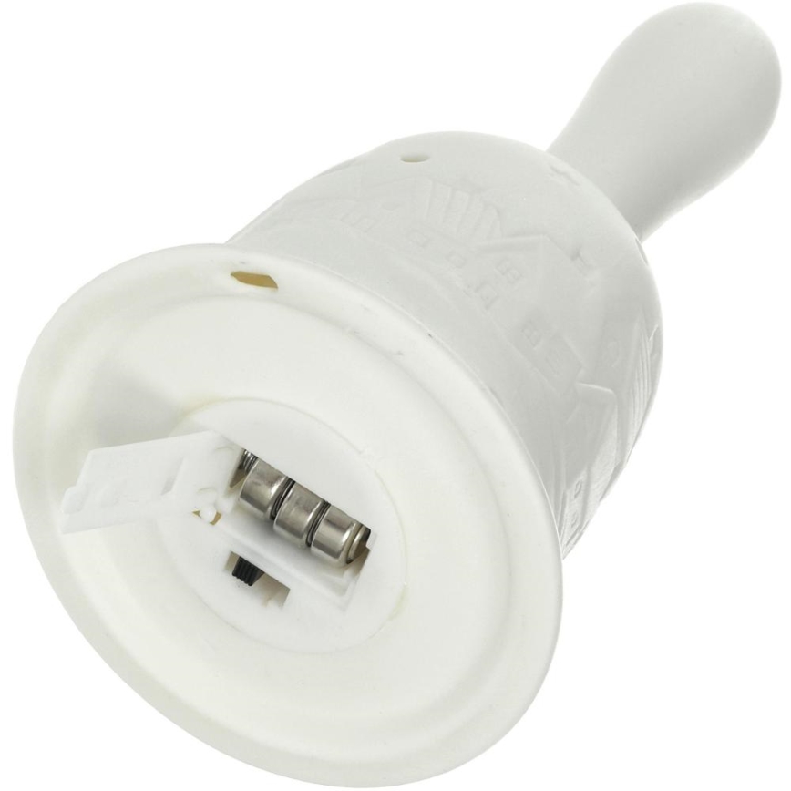 Decorazione natalizia LED LED/3xLR44/bianco caldo campana