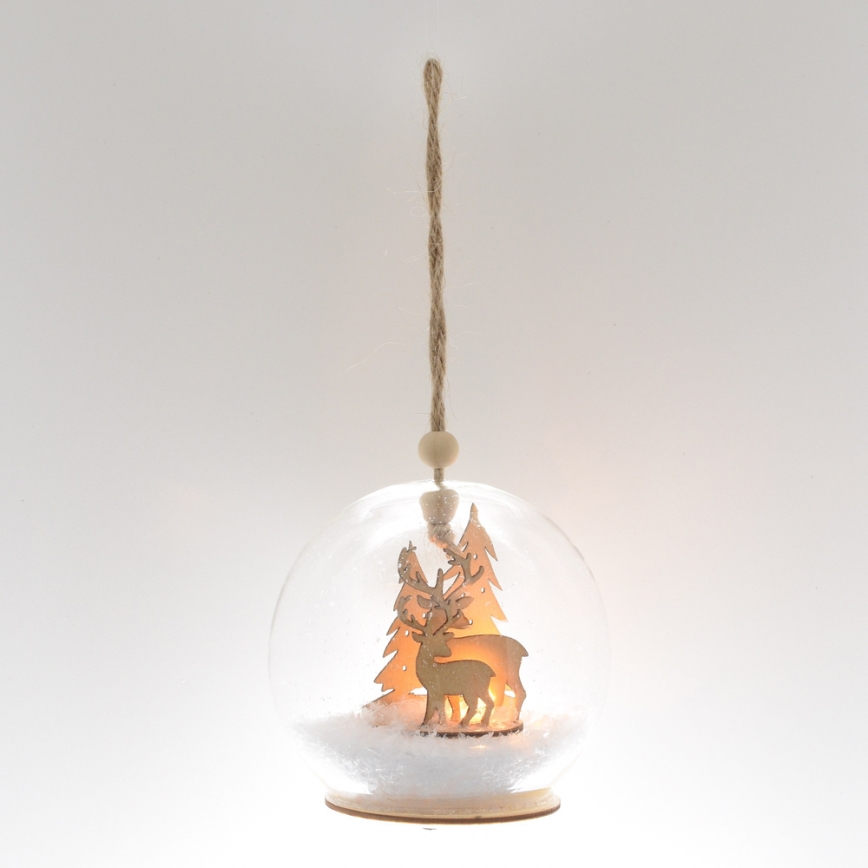 Decorazione natalizia LED LED/3xLR44 bianco caldo