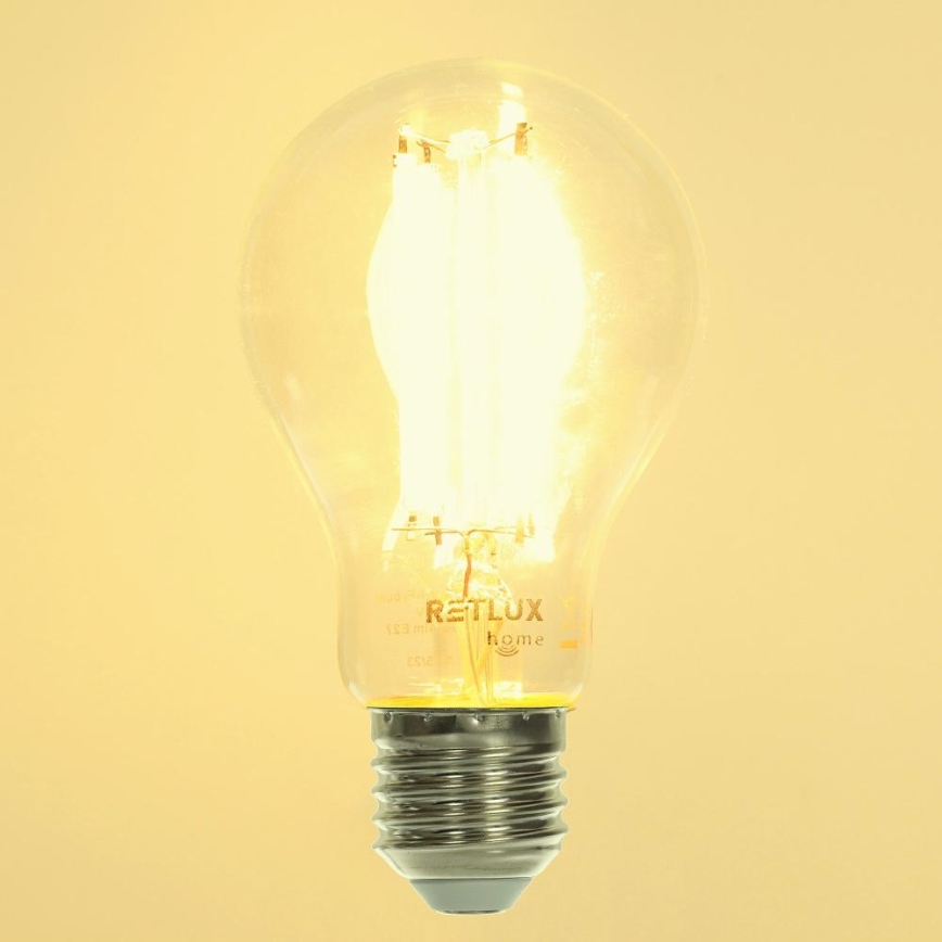 Dimmbare LED-Lampe FILAMENT A60 E27/7W/230V 2700-6500K Wi-Fi Tuya
