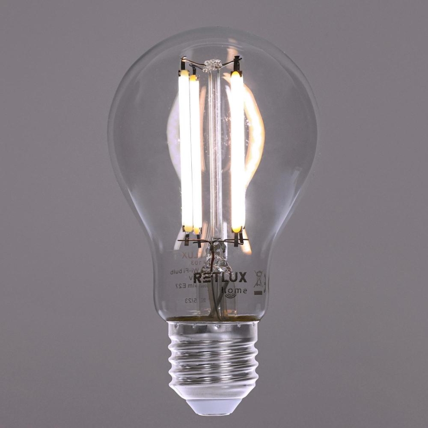 Dimmbare LED-Lampe FILAMENT A60 E27/7W/230V 2700-6500K Wi-Fi Tuya