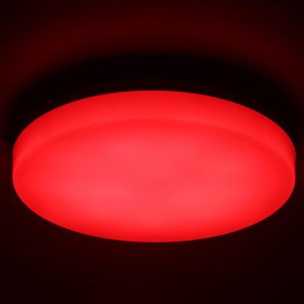 Dimmbare LED-RGBW-Deckenleuchte für Badezimmer LED/20W/230V Wi-Fi IP44 weiß