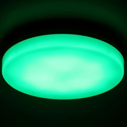 Dimmbare LED-RGBW-Deckenleuchte für Badezimmer LED/20W/230V Wi-Fi IP44 weiß
