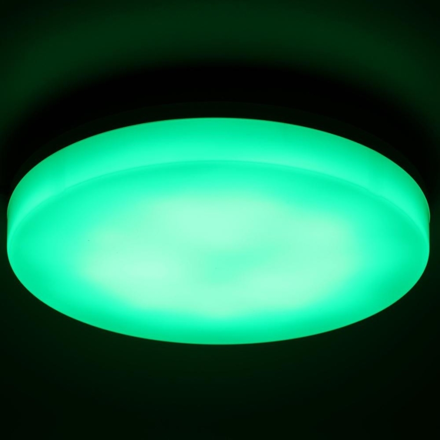 Dimmbare LED-RGBW-Deckenleuchte für Badezimmer LED/20W/230V Wi-Fi IP44 weiß