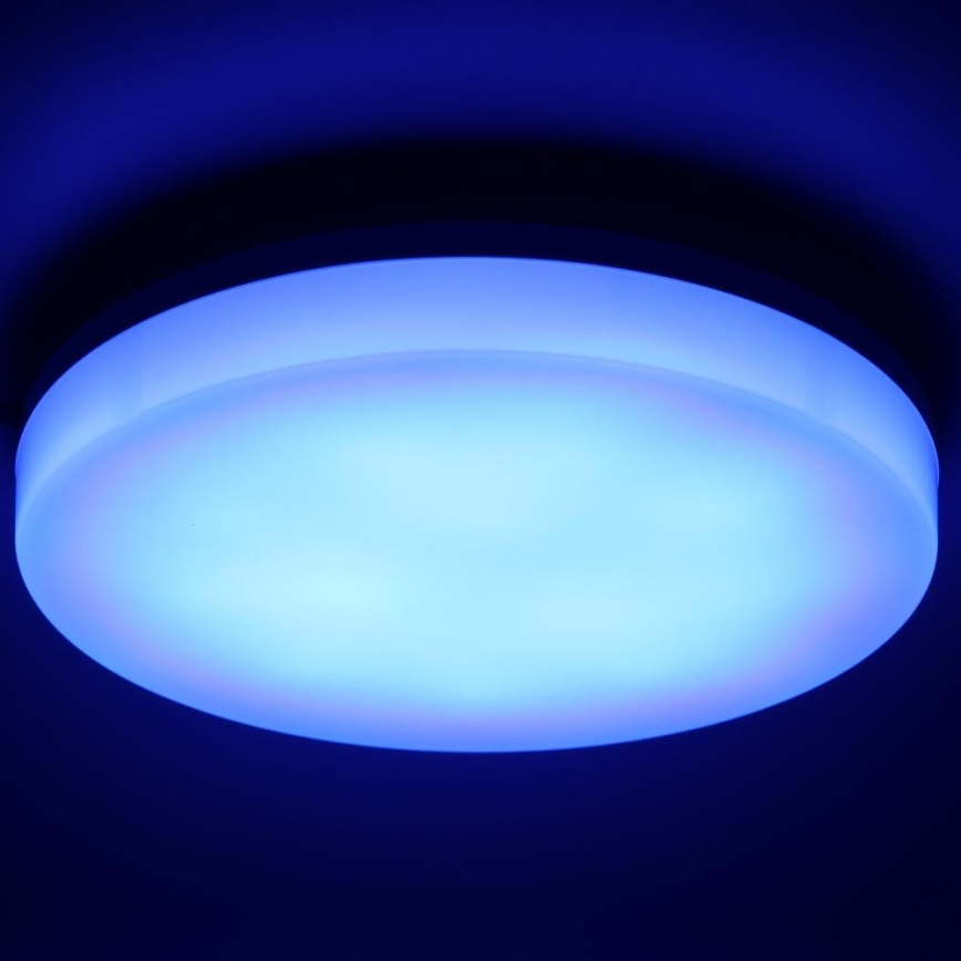 Dimmbare LED-RGBW-Deckenleuchte für Badezimmer LED/20W/230V Wi-Fi IP44 weiß