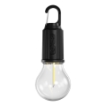 Retlux - dimmbare, wiederaufladbare LED-Taschenlampe LED/0,3W/USB 400 mAh IP44 schwarz