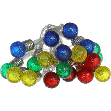 Guirlande LED de Noël 20xLED/2xAA/blanc chaud 1,8m ampoules