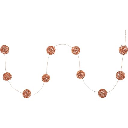 Guirlande LED décorative 10xLED/2xAA blanc chaud