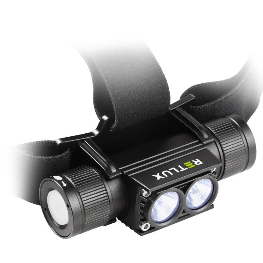 Lampada frontale in alluminio ricaricabile a LED LED/2600 mAh IP66