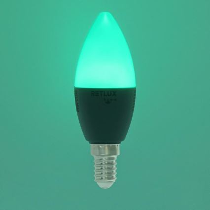 Lampadina LED RGBW dimmerabile C37 E14/4,5W/230V 2700-6500K Wi-Fi Tuya