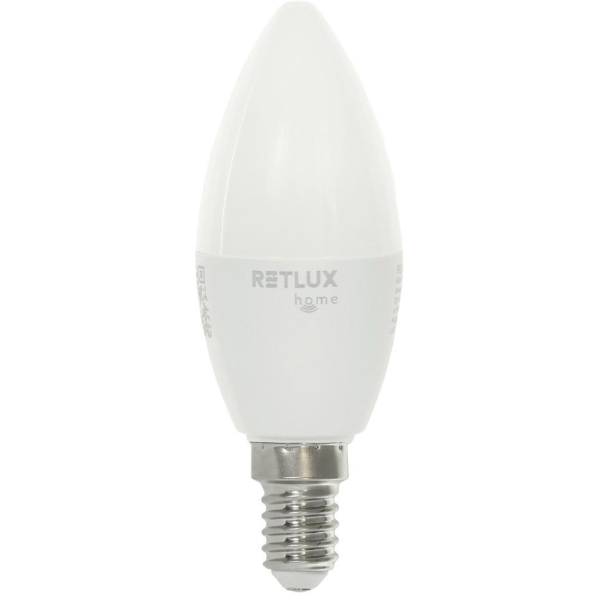Lampadina LED RGBW dimmerabile C37 E14/4,5W/230V 2700-6500K Wi-Fi Tuya