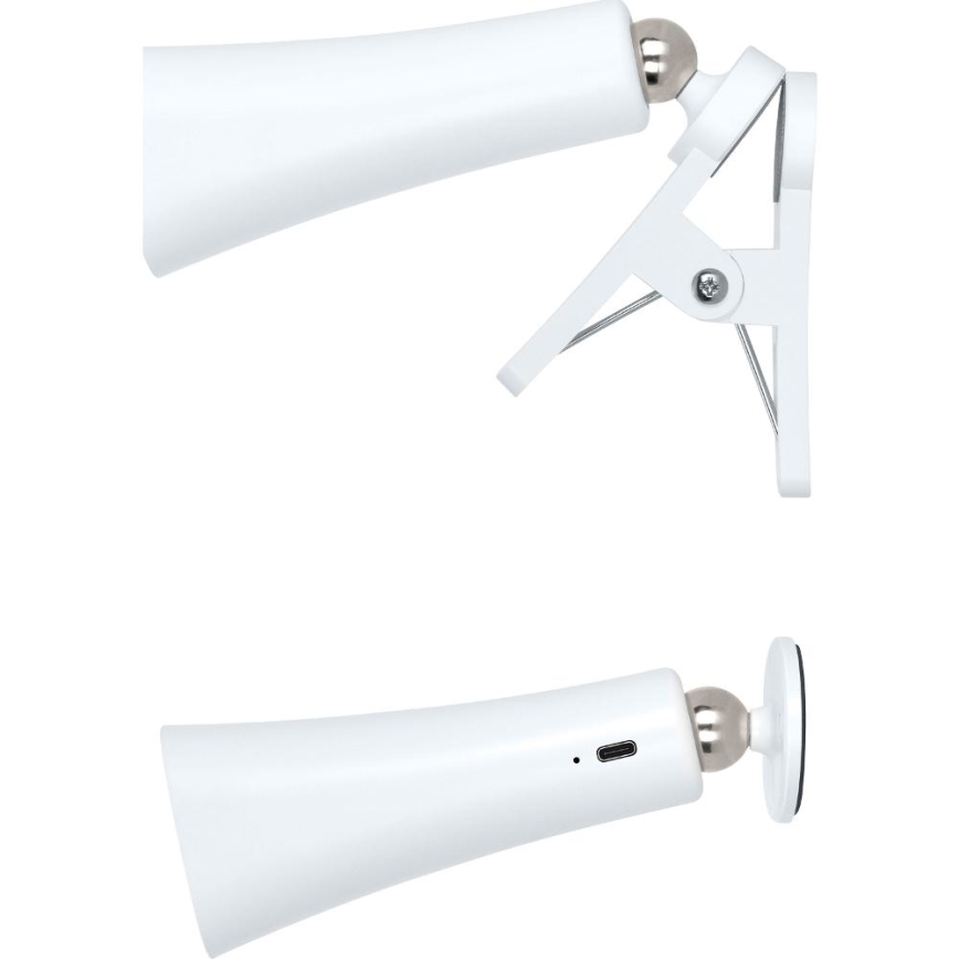Retlux - Lampe rechargeable LED dimmable 3 en 1 LED/3W/5V 1200 mAh blanche
