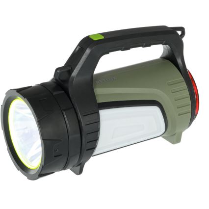 Lampe torche d'extérieur rechargeable à intensité variable avec batterie portative LED/21W/4400mAh IP44