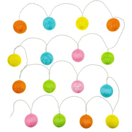 LED Catena decorativa 16xLED/2xAA 3,3m bianco caldo