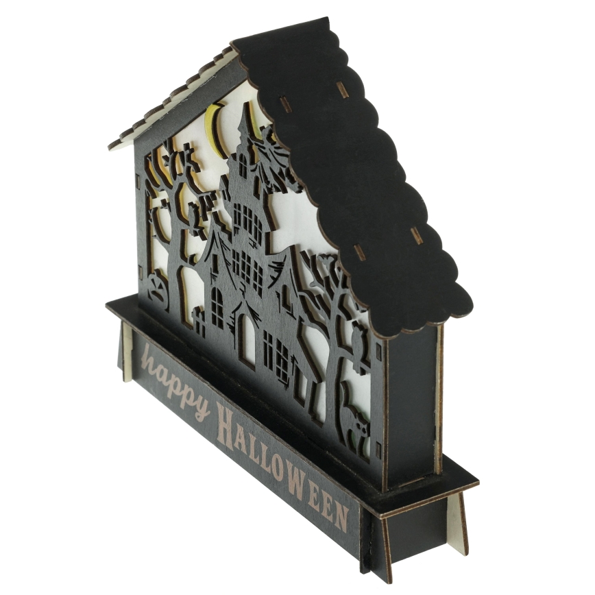 LED Decorazione HALLOWEEN LED/2xAA/multicolore casa infestata