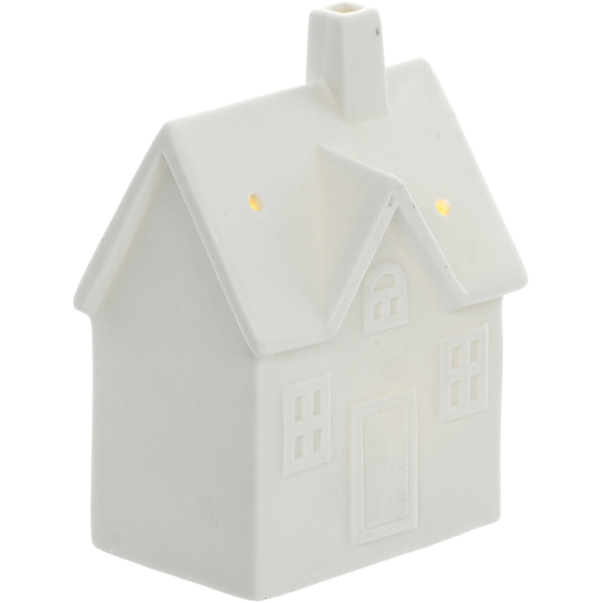 LED Decorazione in porcellana LED/3xLR44/bianco caldo casa bianca