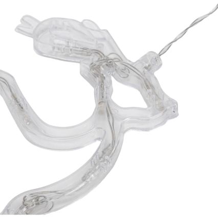 LED Decorazione natalizia LED/3xAAA/bianco caldo renna