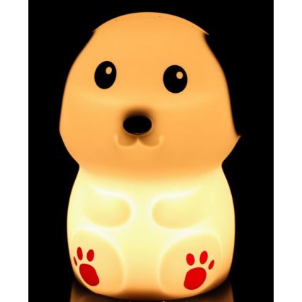 LED Lampada da notte per bambini dimmerabile LED/0,4W/1000 mAh cane