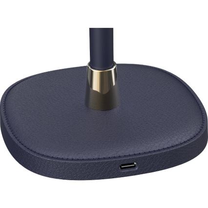 LED Lampada da tavolo ricaricabile dimmerabile LED/3W/1800 mAh blu scuro