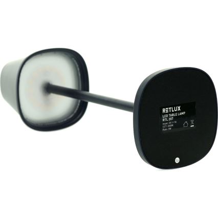 LED Lampada da tavolo ricaricabile dimmerabile LED/3W/1800 mAh blu scuro
