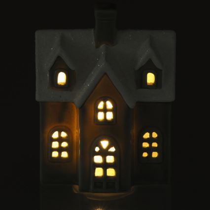 LED Porcellana decorazione LED/2xLR44/bianco caldo casa grigio