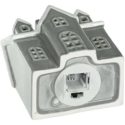 LED Porcellana decorazione LED/2xLR44/bianco caldo casa grigio