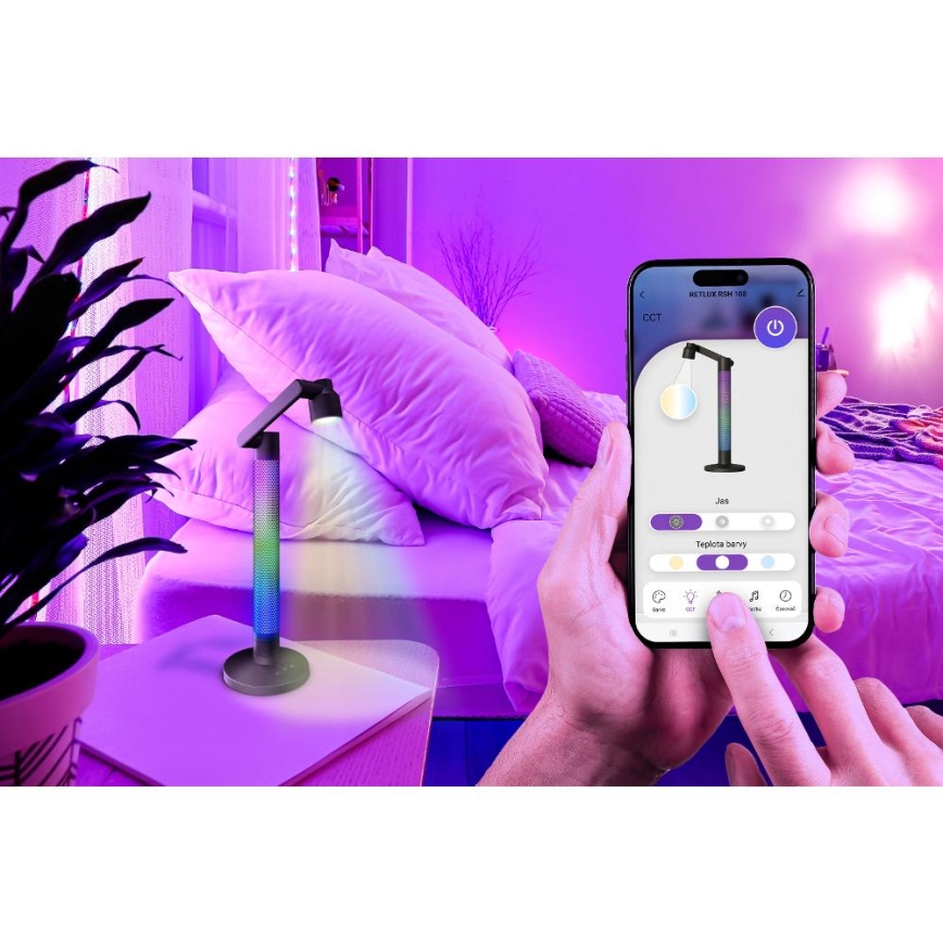 LED RGBW Lampada da tavolo dimmerabile LED/10W/5V 2700-6000K Wi-Fi Tuya + telecomando